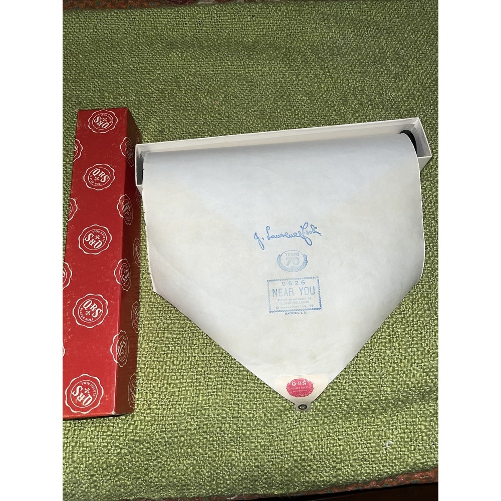 Vintage QRS Player Piano Roll 9625 "Near You"
